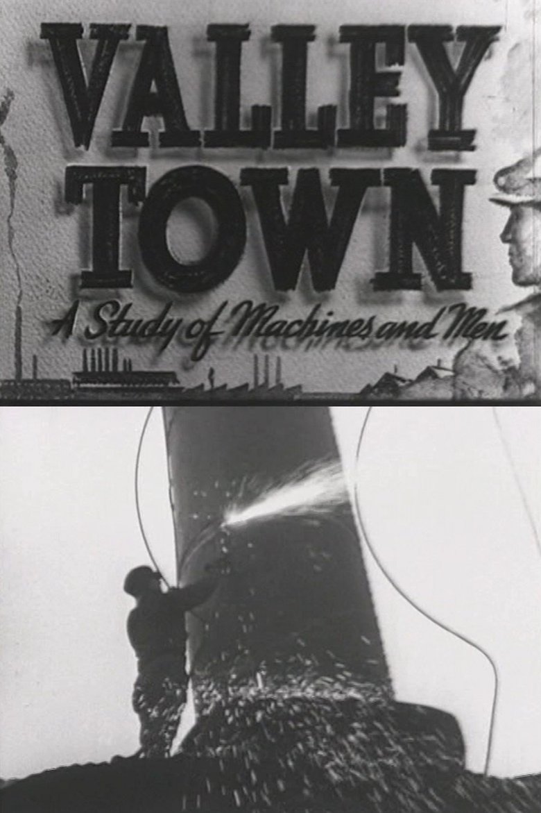 Poster of Valley Town: A Study of Machines and Men