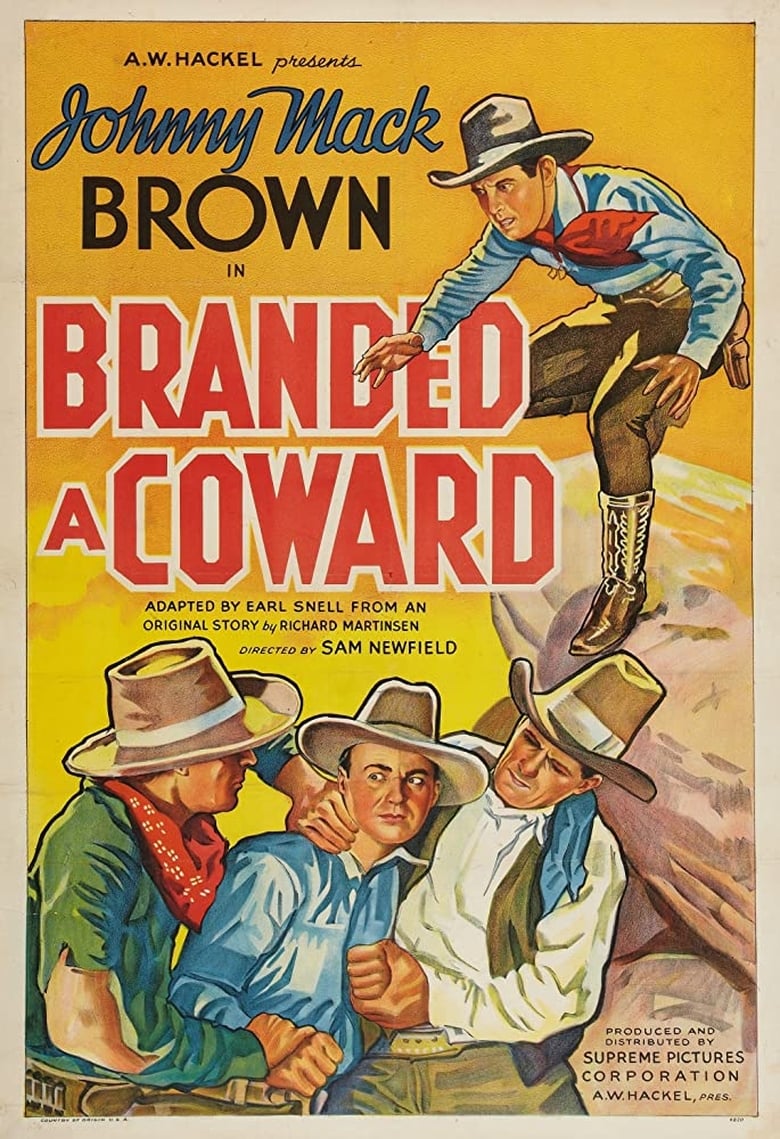 Poster of Branded a Coward