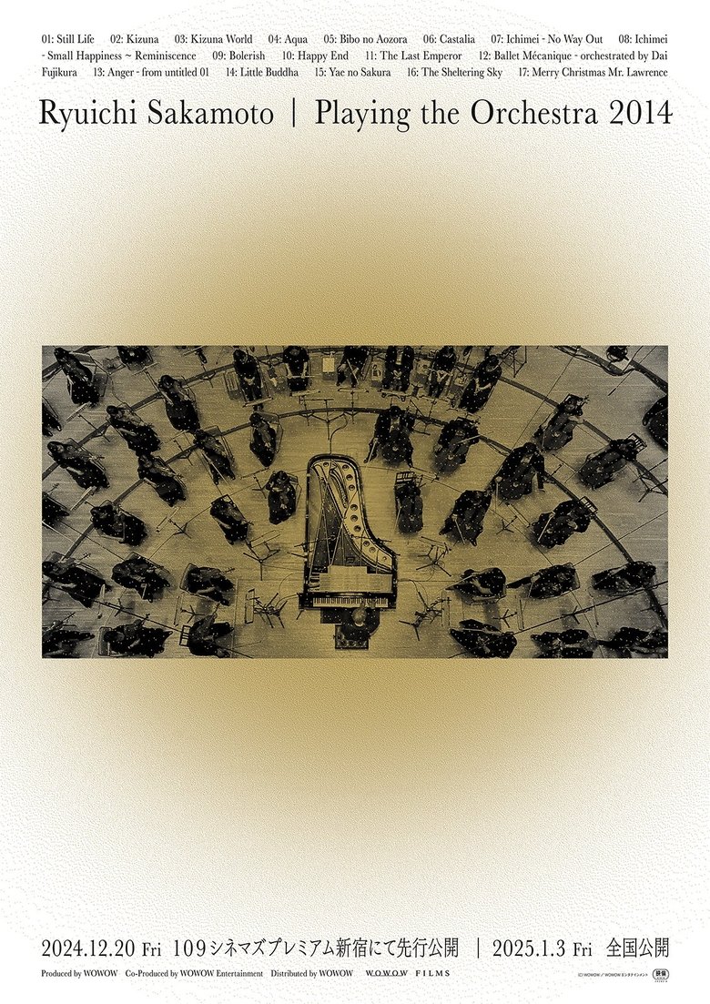 Poster of Ryuichi Sakamoto | Playing the Orchestra 2014