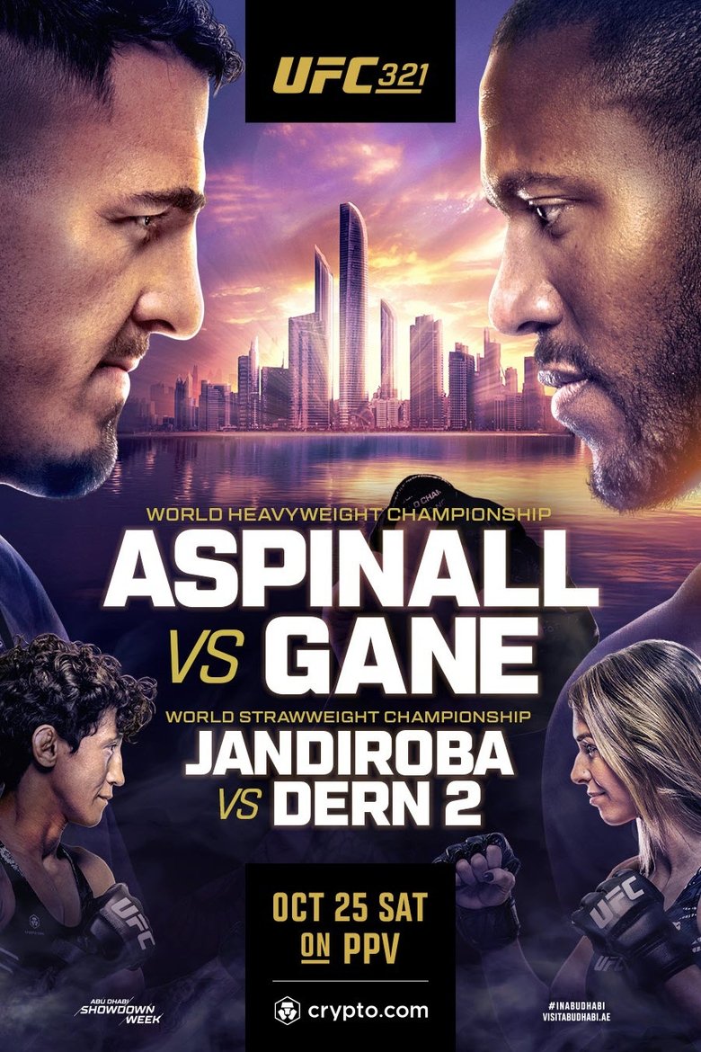 Poster of UFC 321: Aspinall vs. Gane