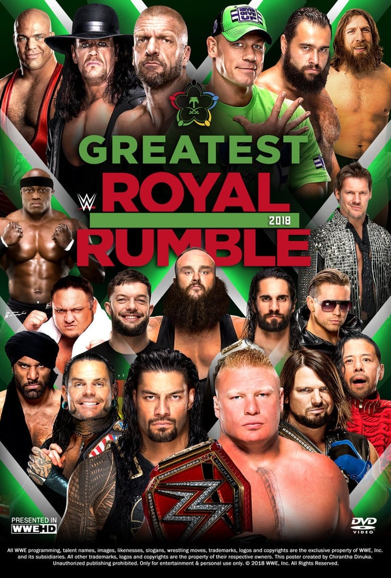 Poster of WWE Greatest Royal Rumble 2018