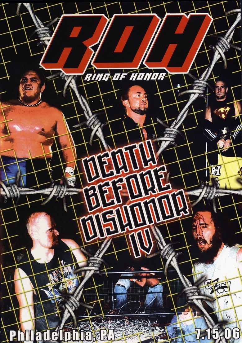 Poster of ROH: Death Before Dishonor IV