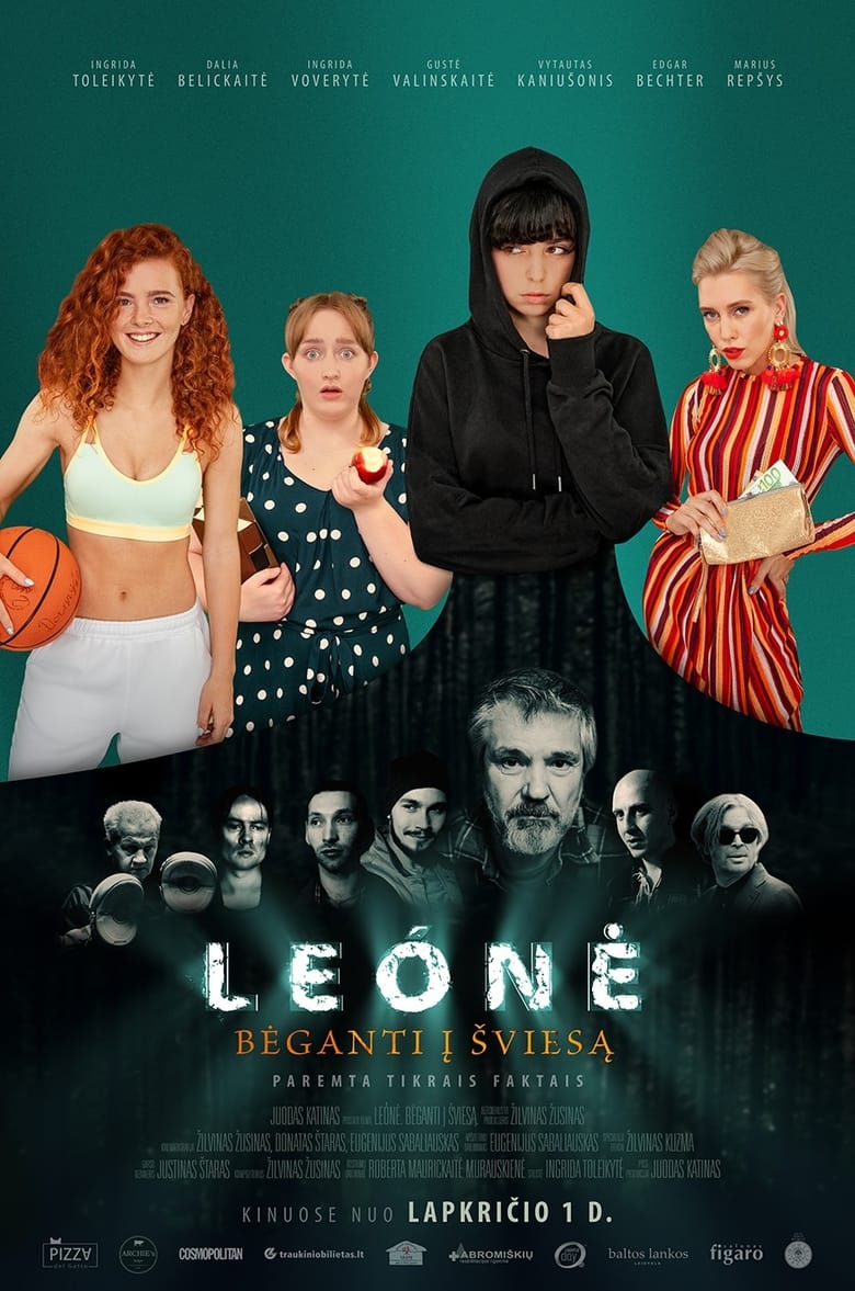 Poster of Leónė. Bėganti į šviesą