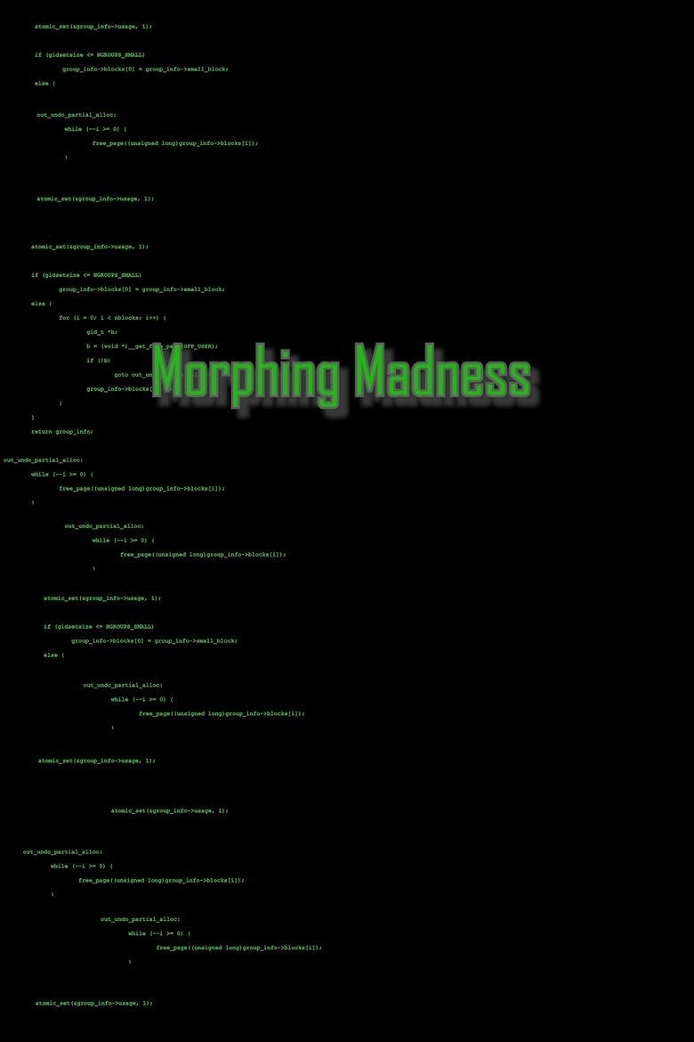 Poster of Morphing Madness
