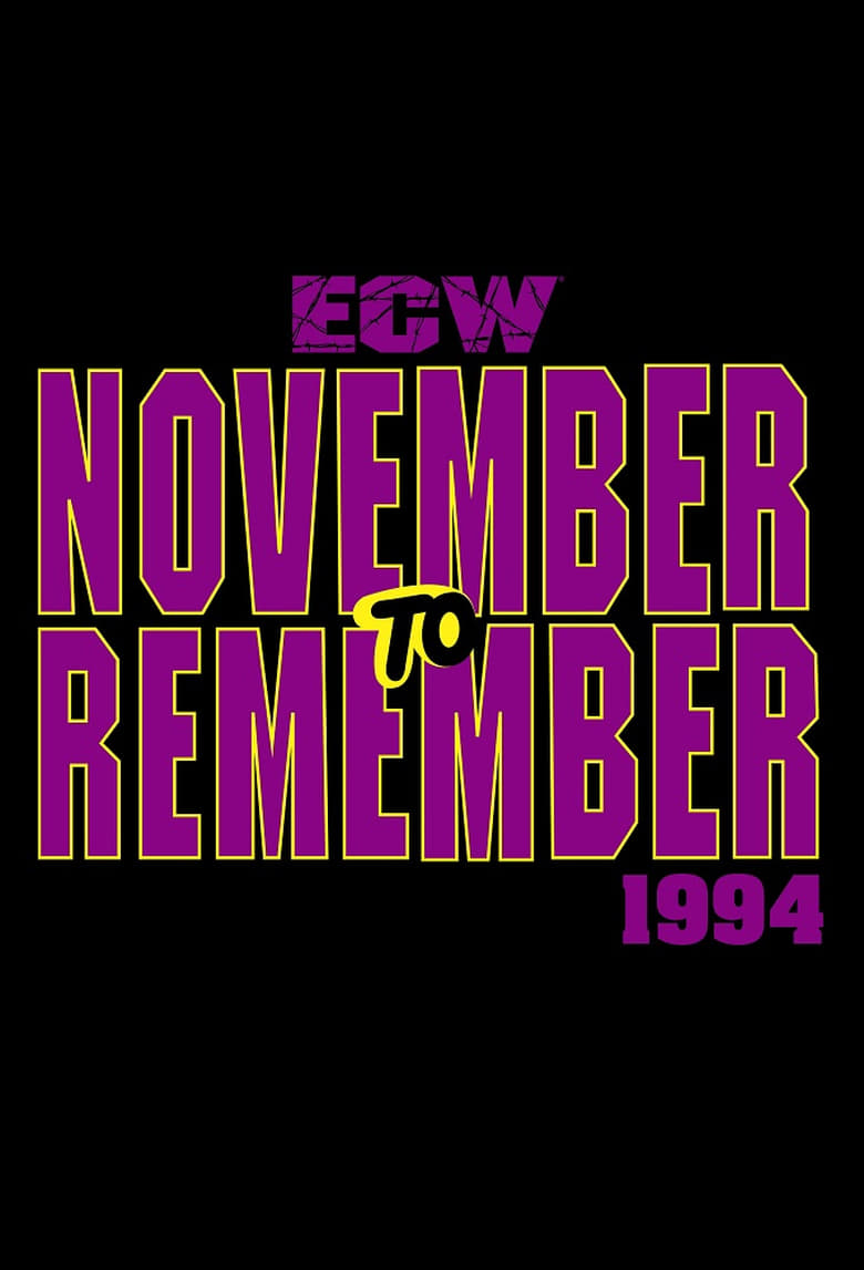 Poster of ECW November to Remember 1994