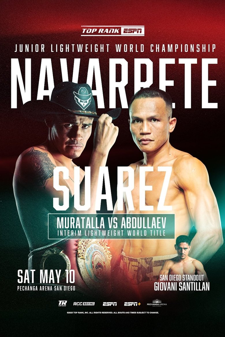 Poster of Emanuel Navarrete vs. Charly Suarez