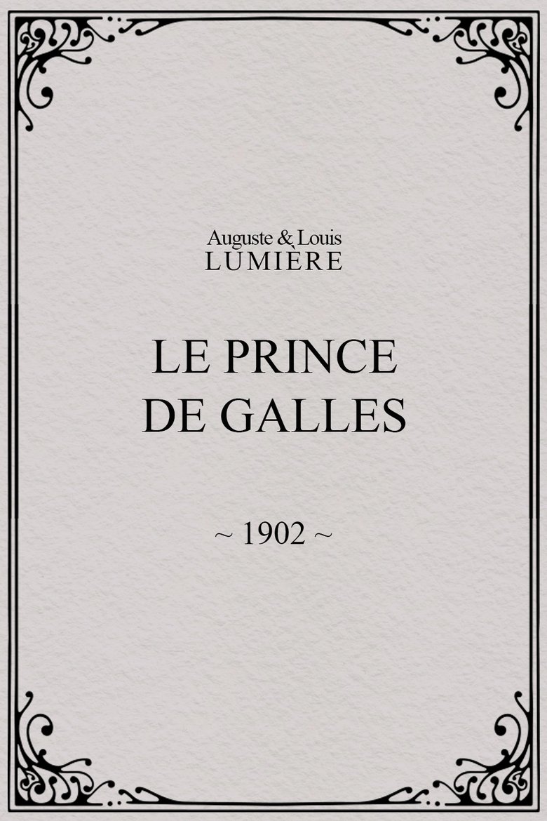Poster of Le prince de Galles