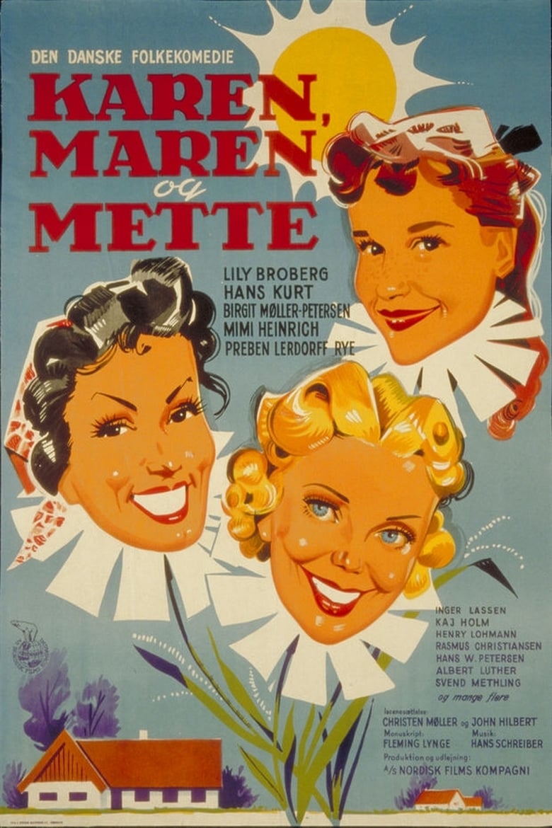 Poster of Karen, Maren og Mette