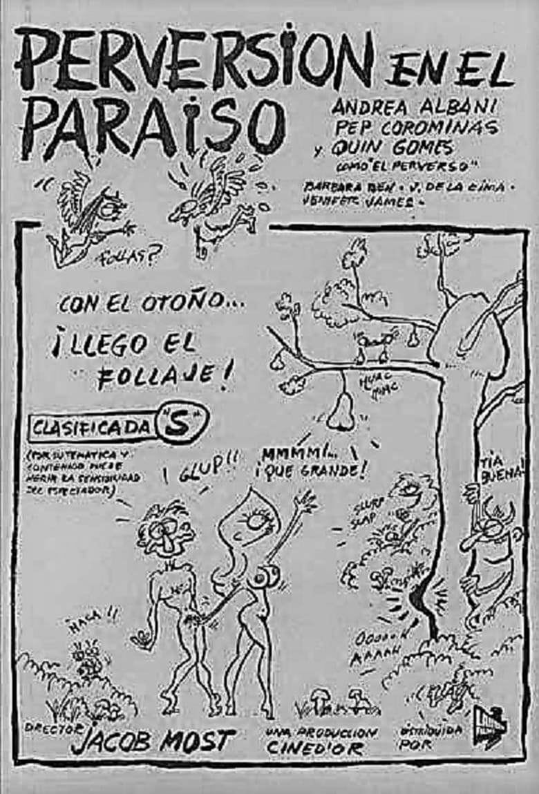 Poster of Perversión en el paraíso