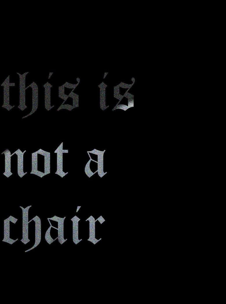 Poster of thisisnotachair