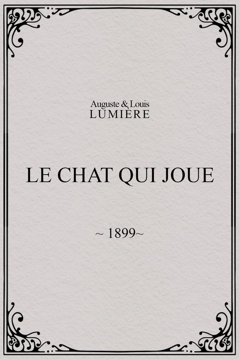 Poster of Le chat qui joue