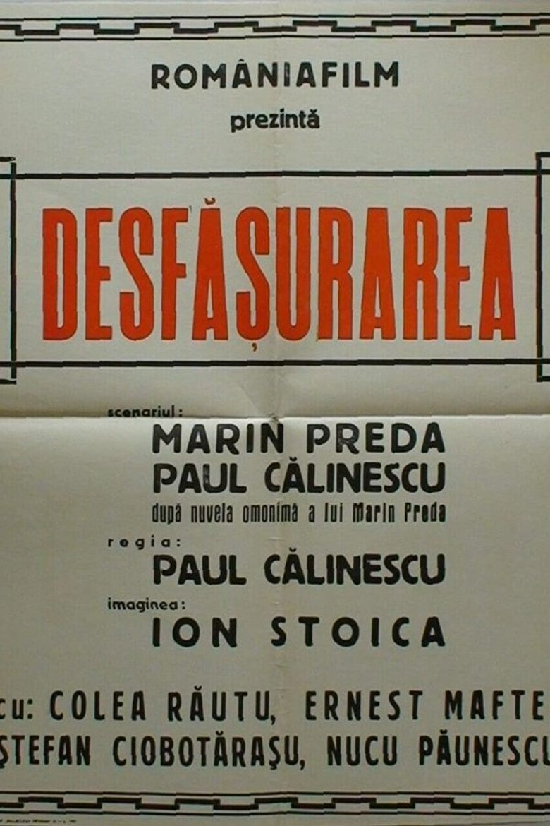 Poster of Desfasurarea