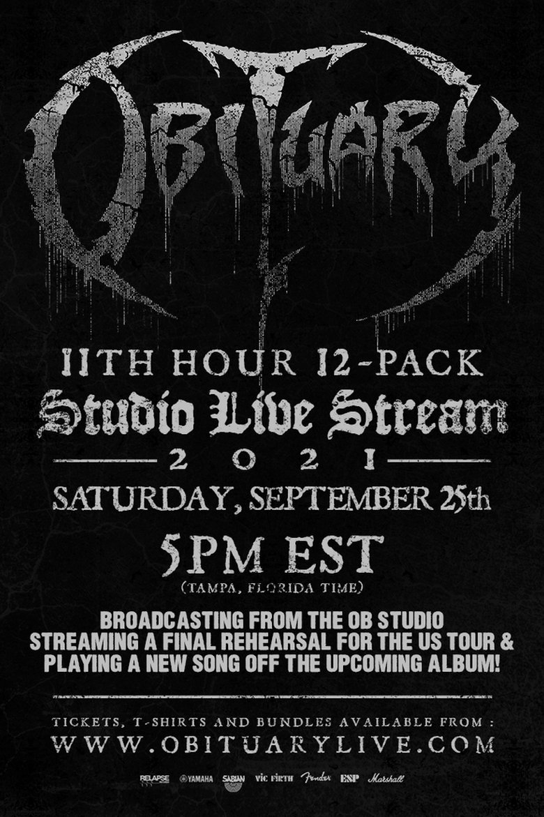 Poster of Obituary - 11th Hour 12-Pack Live Stream