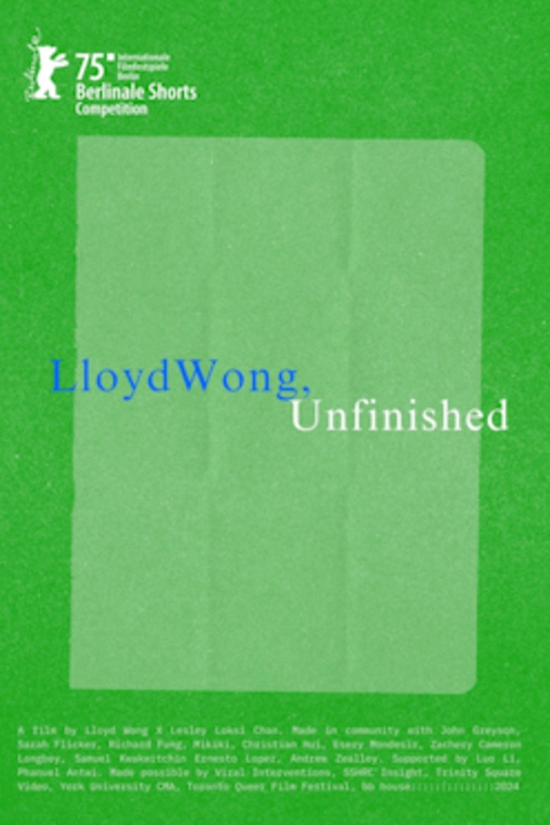 Poster of Lloyd Wong, Unfinished