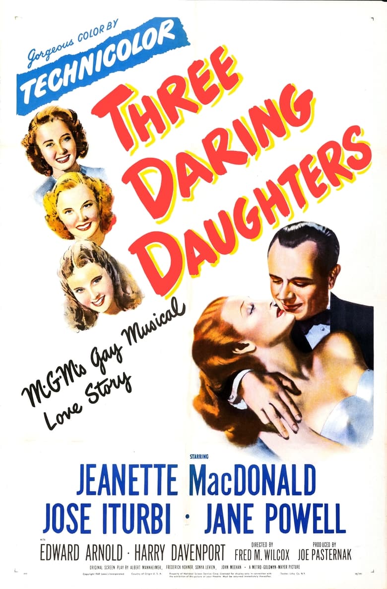 Poster of Three Daring Daughters