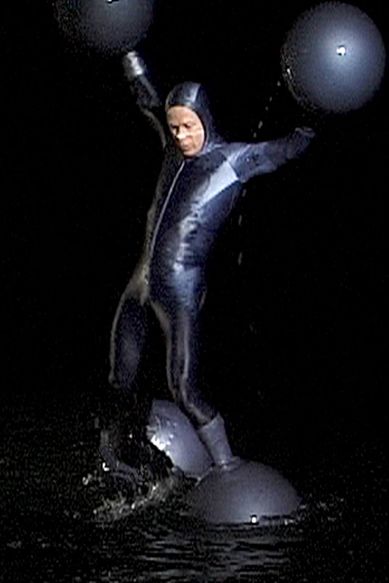 Poster of Man With Balls On Hands and Feet - Man on Water
