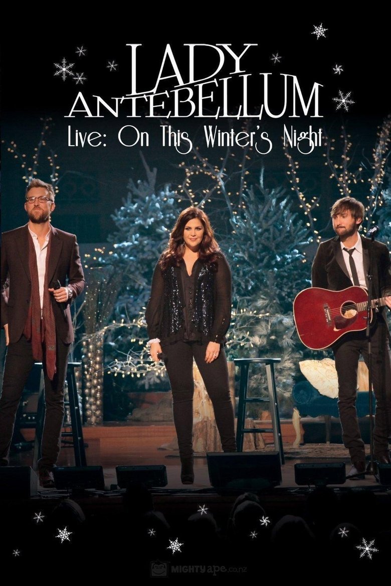 Poster of Lady Antebellum Live - On This Winter's Night