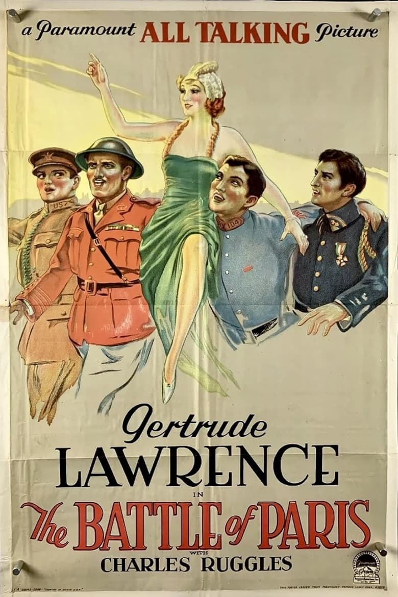 Poster of The Battle of Paris