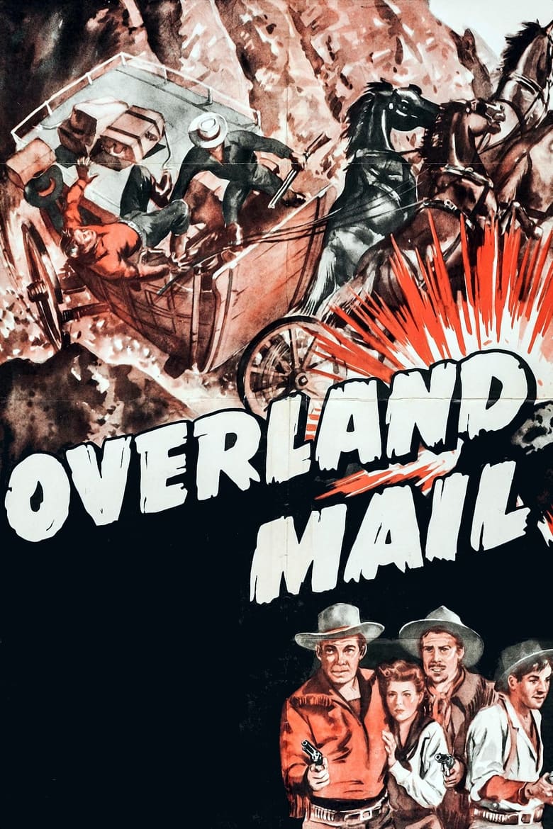 Poster of Overland Mail