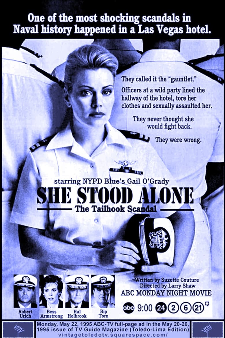 Poster of She Stood Alone: The Tailhook Scandal