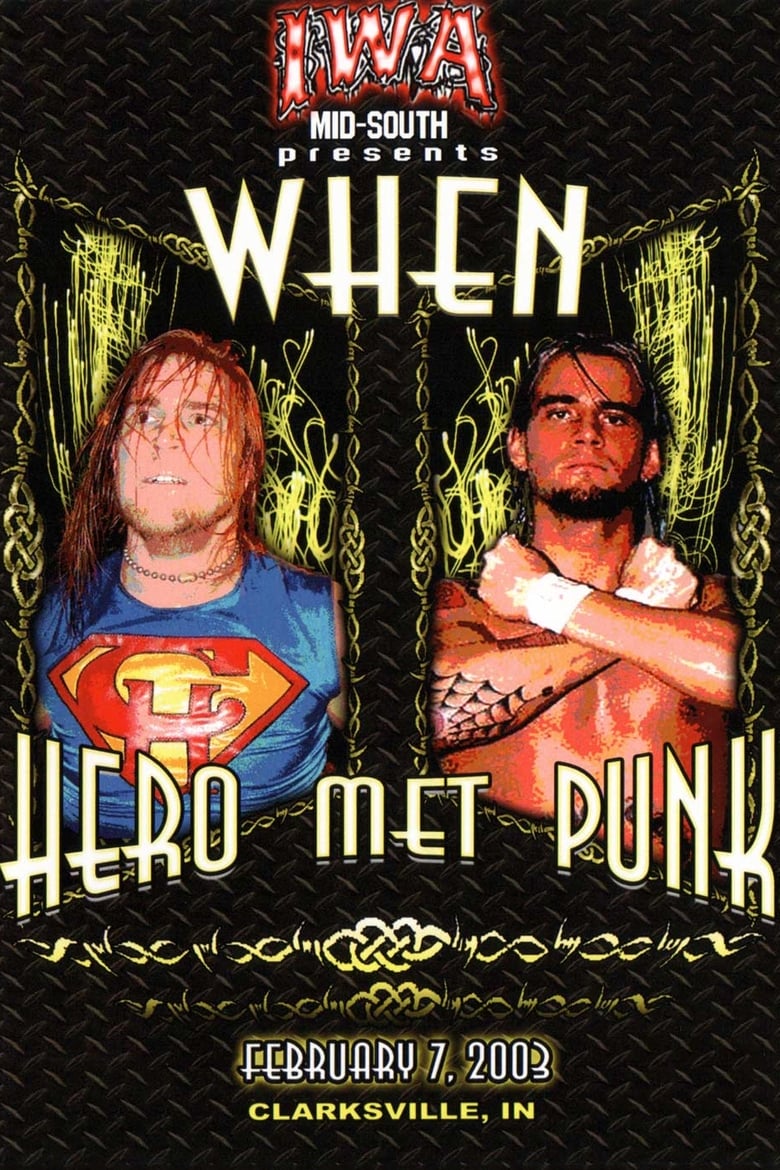 Poster of IWA-MS When Hero Met Punk