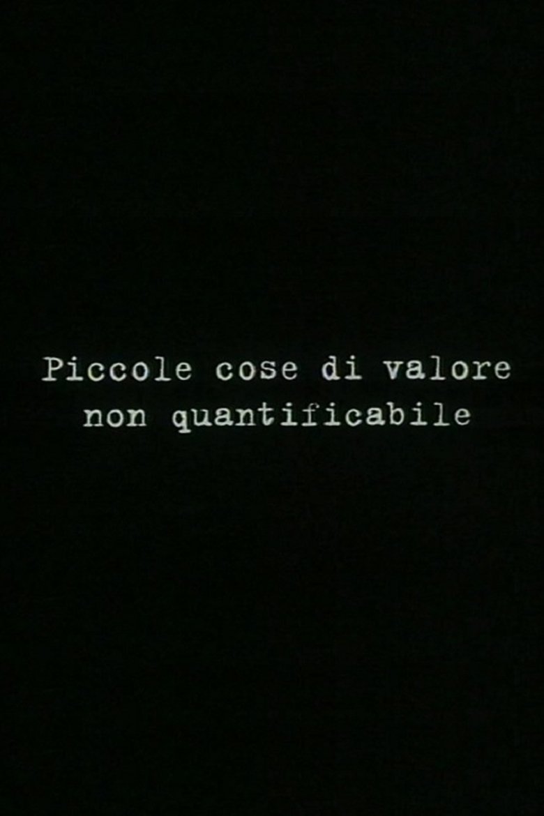 Poster of Small things of unquantifiable value
