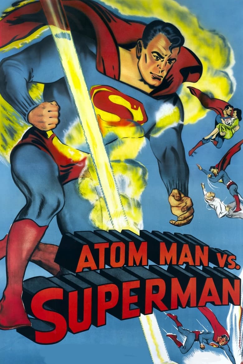 Poster of Atom Man vs. Superman