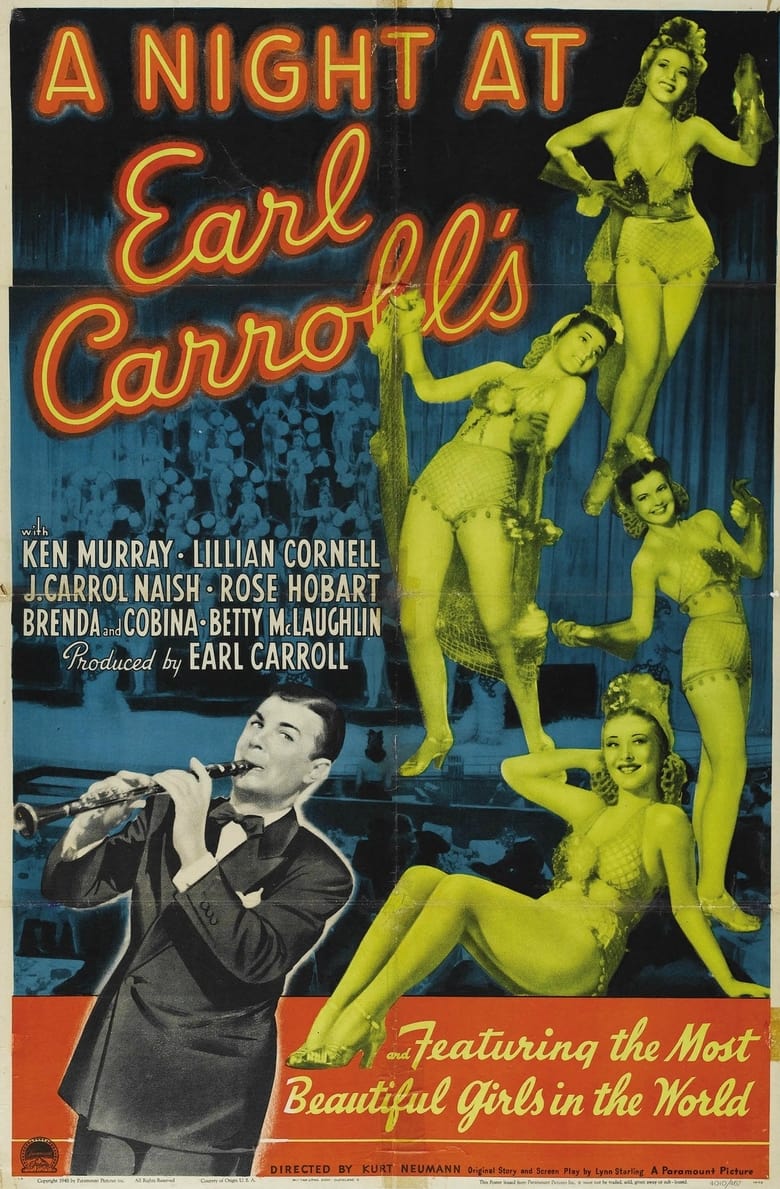 Poster of A Night at Earl Carroll's
