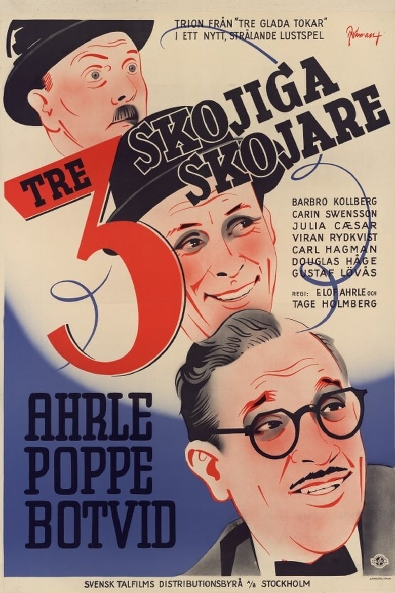Poster of Tre skojiga skojare