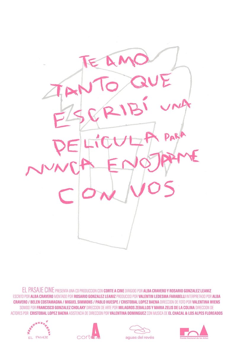 Poster of I Love You So Much That I Wrote a Movie to Never Get Upset with You