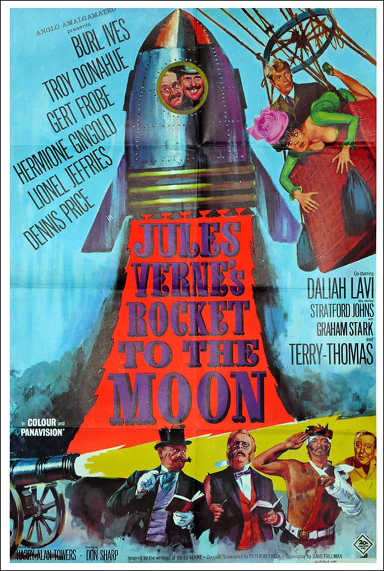 Poster of Jules Verne's Rocket to the Moon