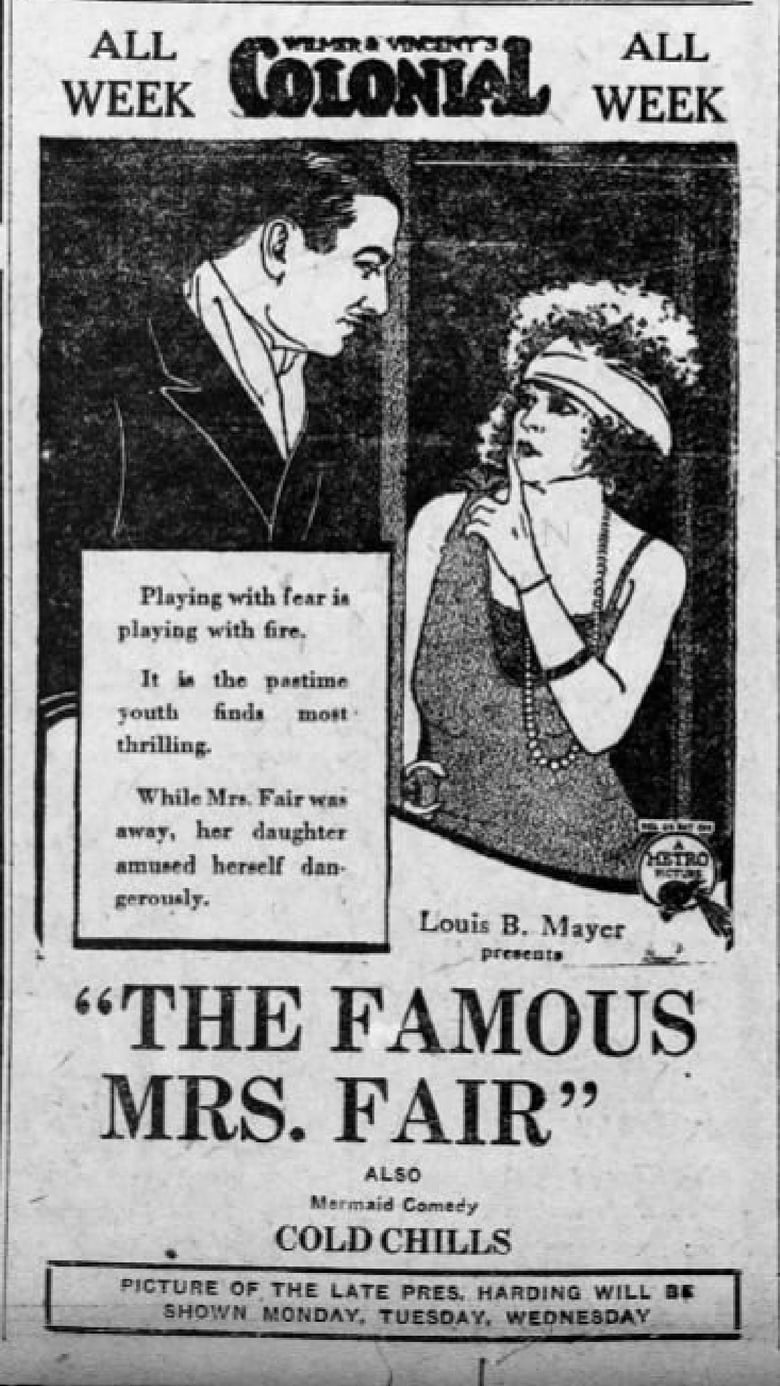Poster of The Famous Mrs. Fair