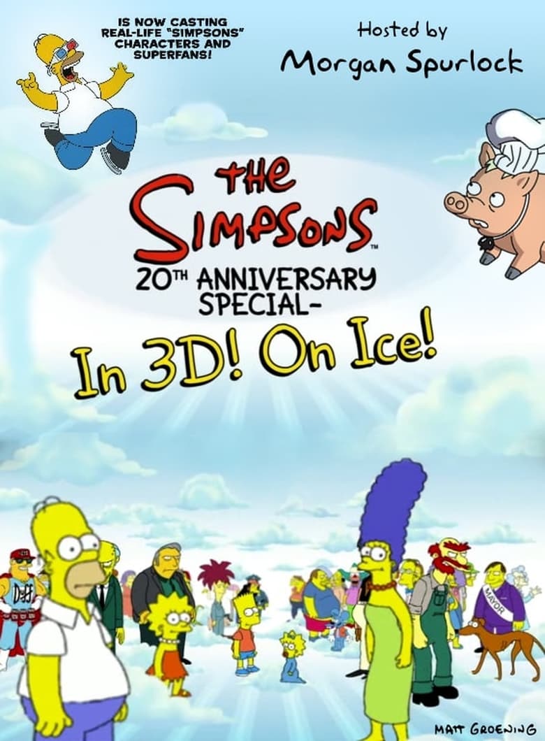 Poster of The Simpsons 20th Anniversary Special - In 3D! On Ice!