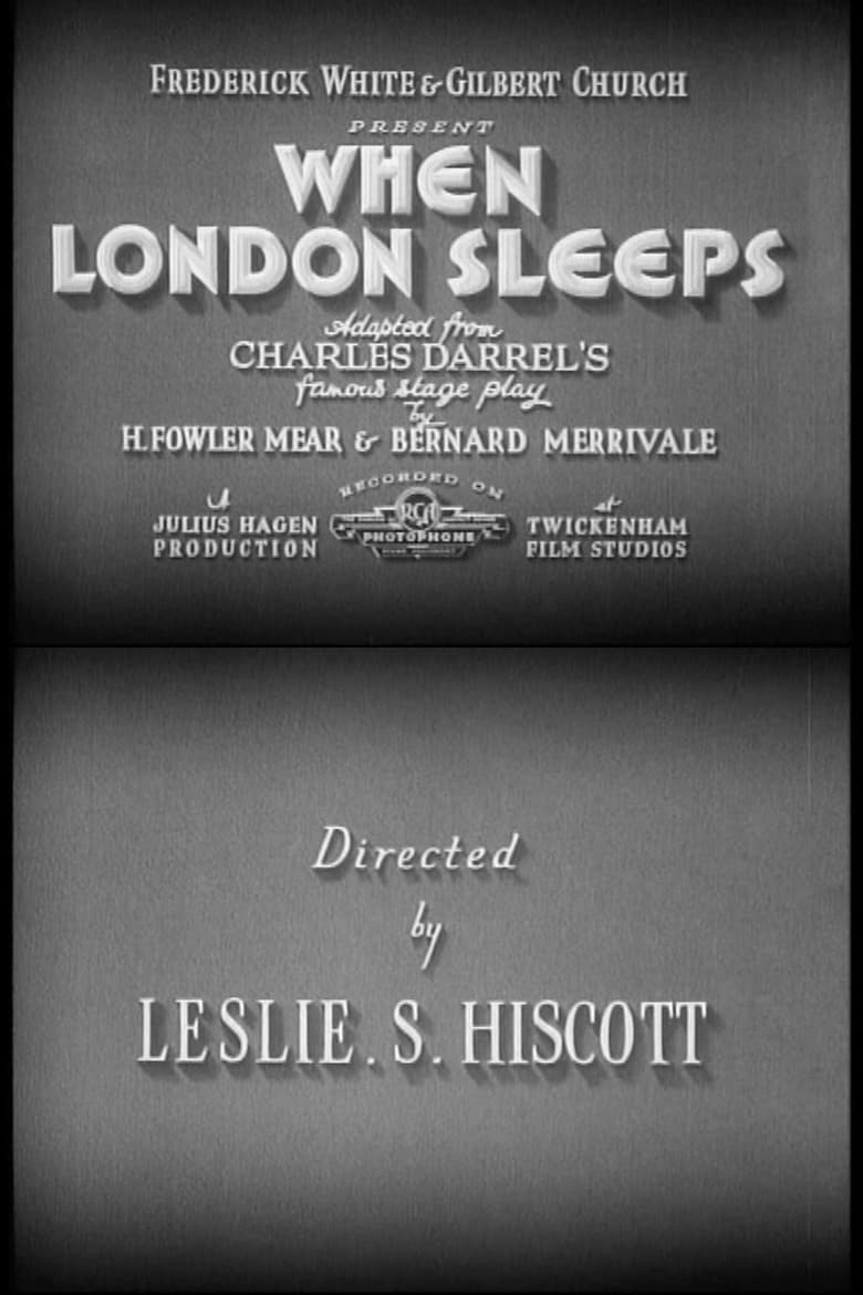 Poster of When London Sleeps