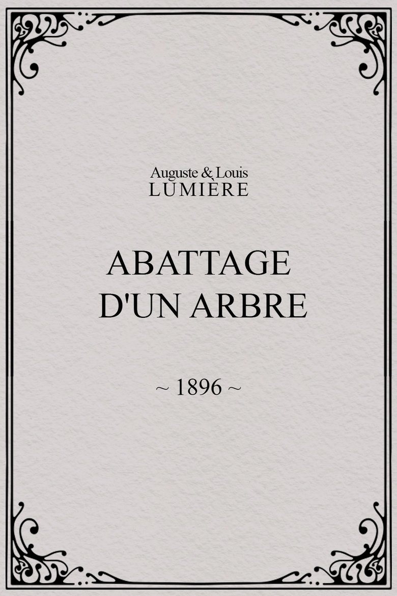 Poster of Abattage d'un arbre