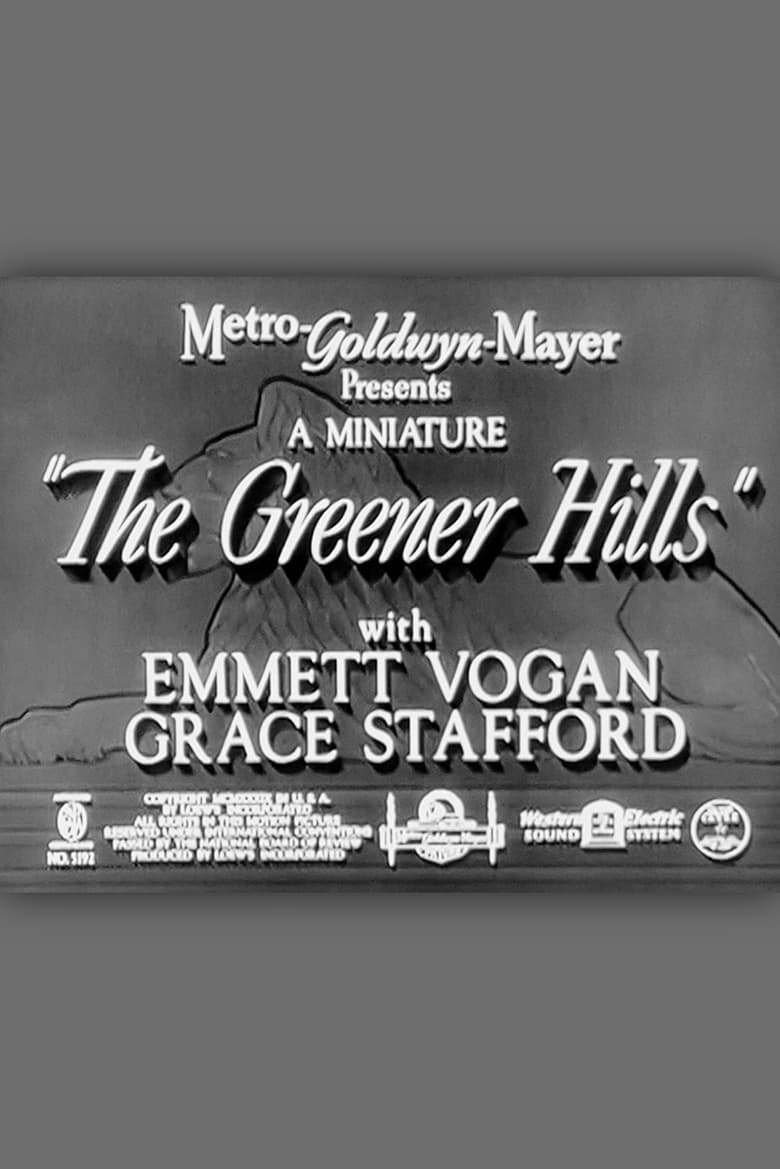 Poster of The Greener Hills