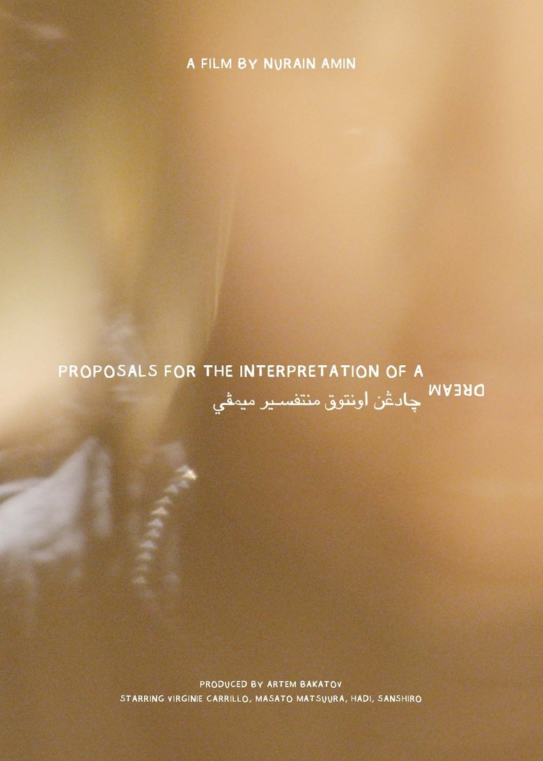 Poster of Proposals for the Interpretation of a Dream