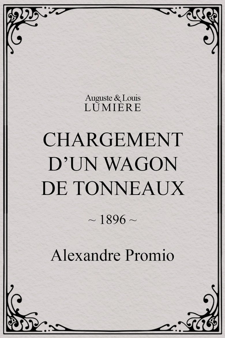 Poster of Chargement d’un wagon de tonneaux