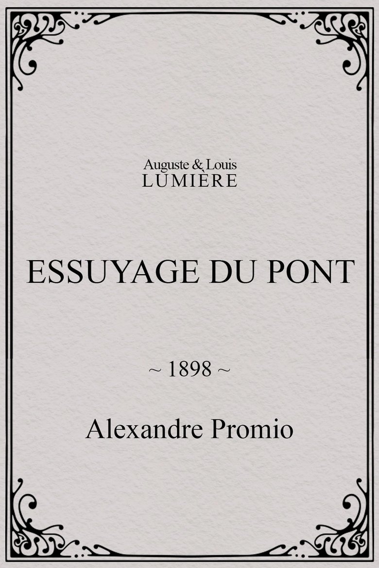 Poster of Essuyage du pont