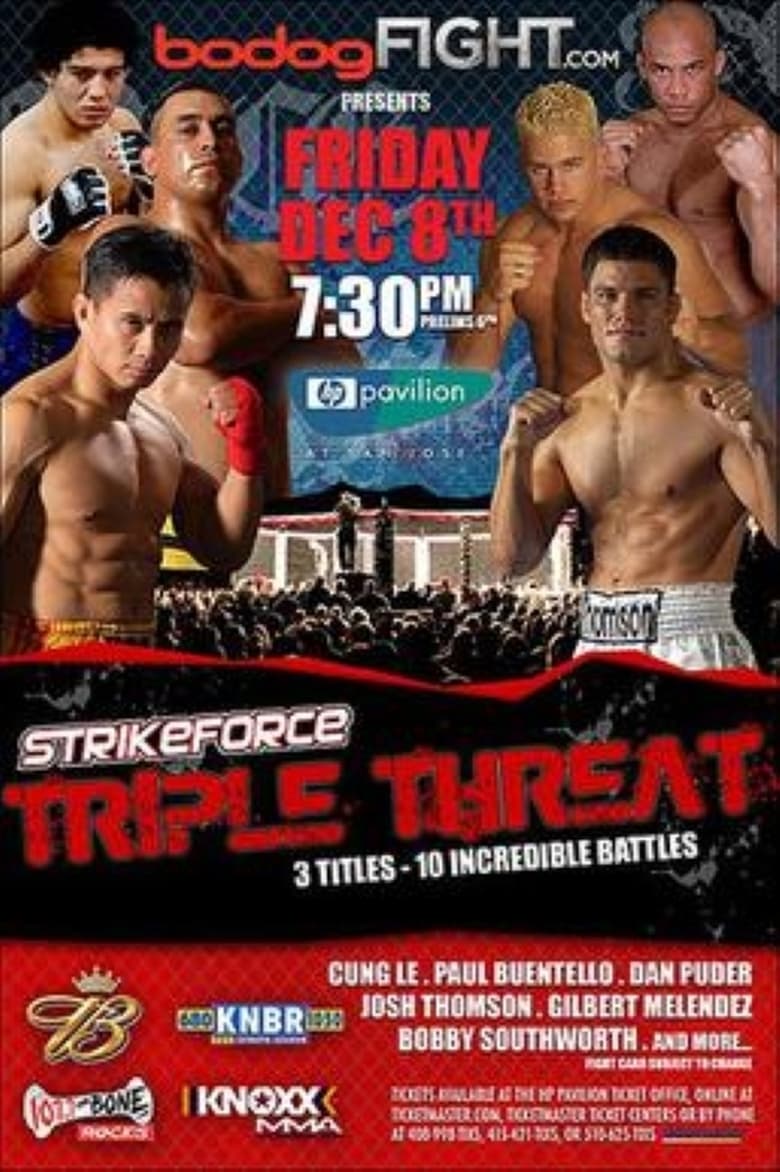 Poster of Strikeforce: Triple Threat