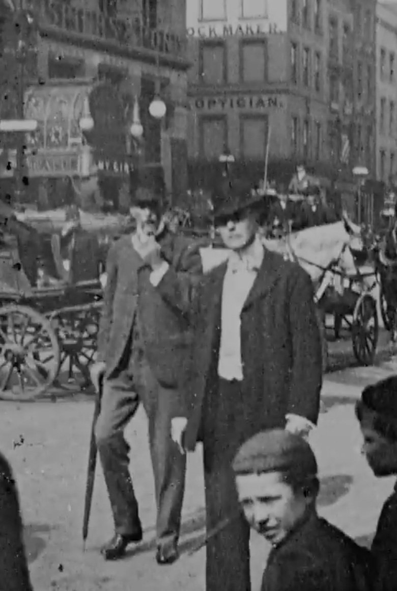 Poster of London Street Scene / Turn Out of a Fire Brigade