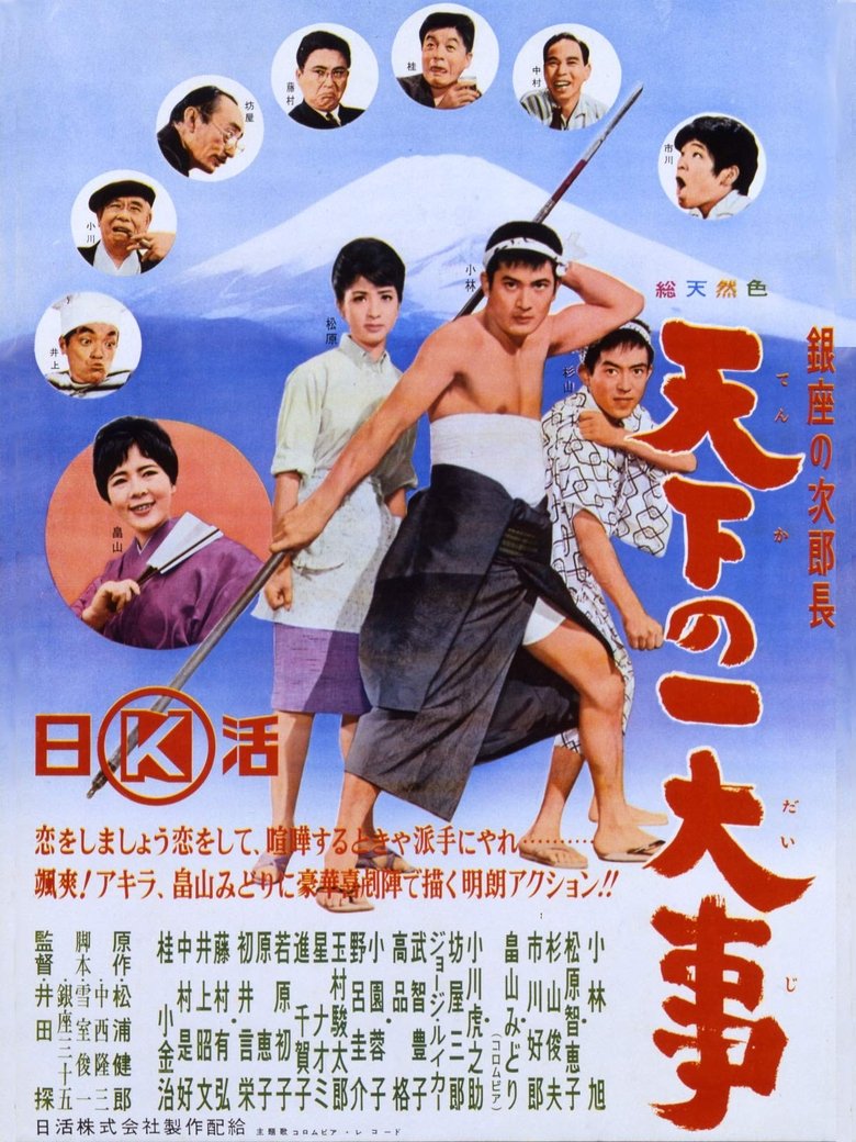 Poster of Ginza no jirochō tenka no ichidaiji