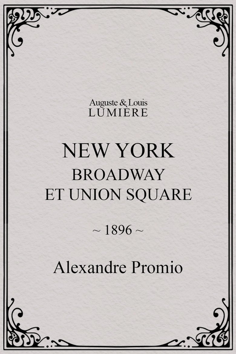 Poster of New York: Broadway at Union Square