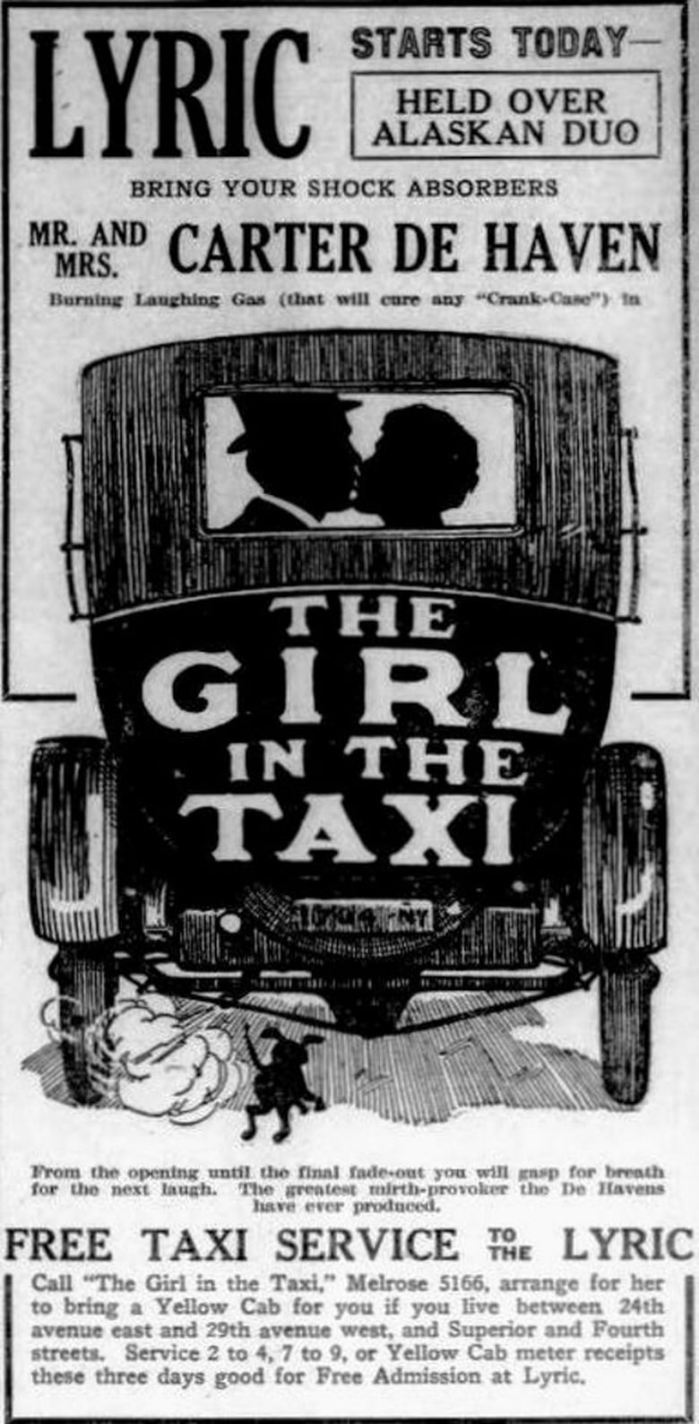 Poster of The Girl in the Taxi