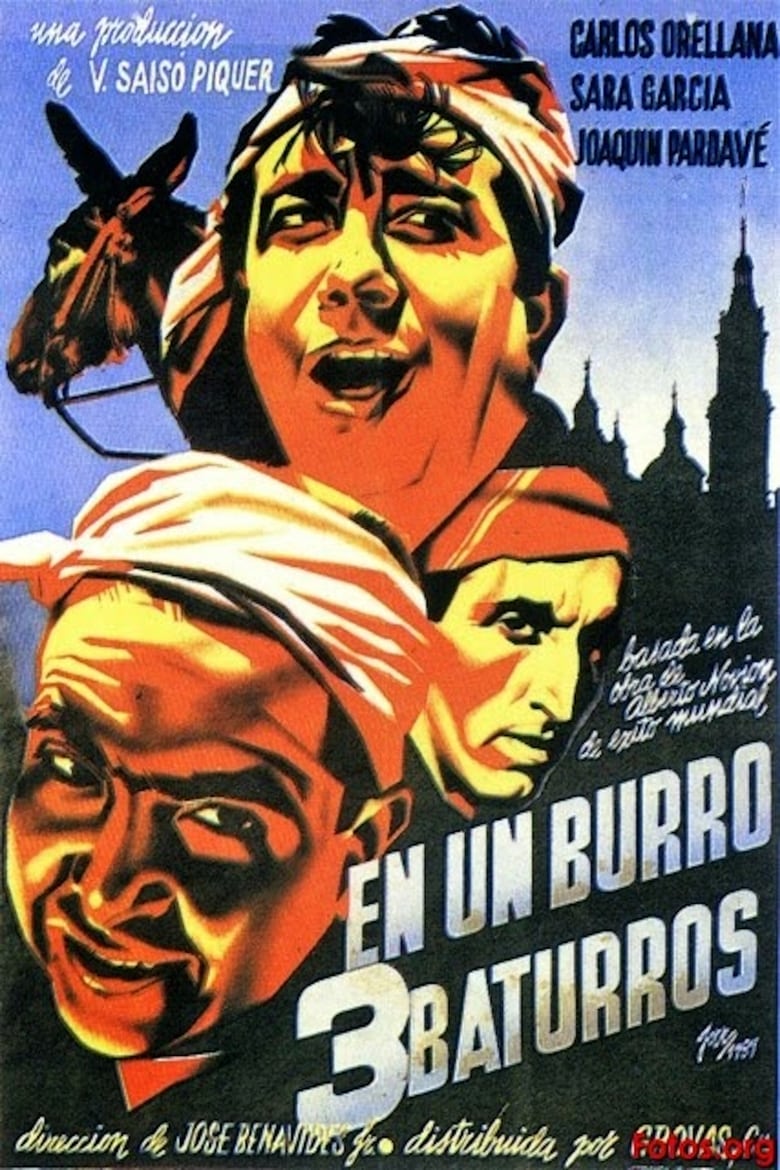 Poster of En un burro tres baturros