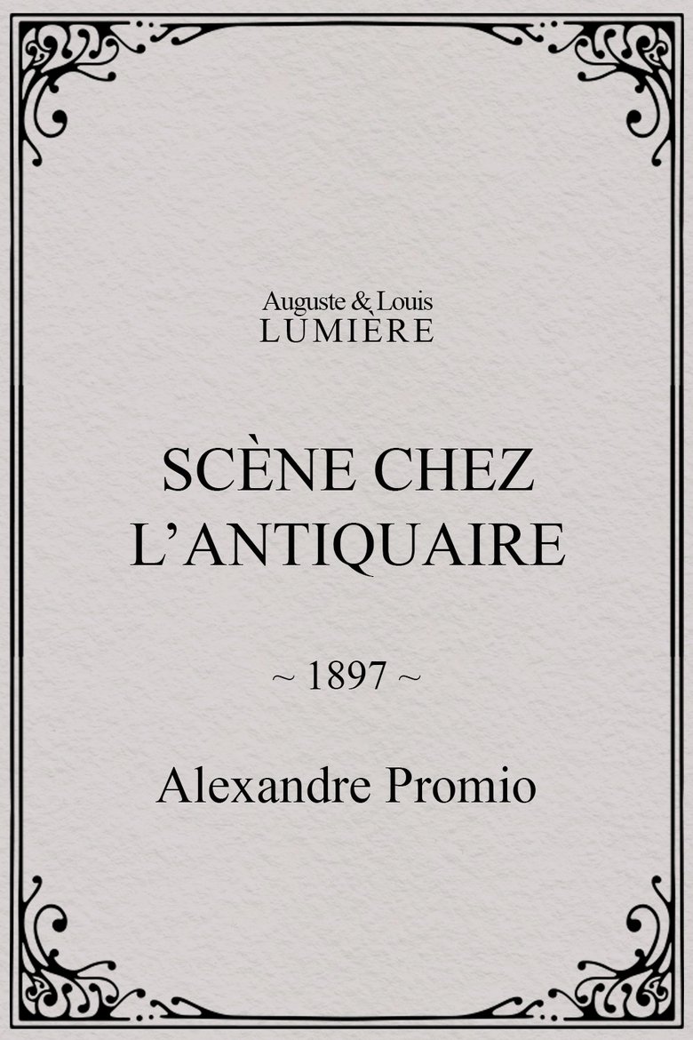 Poster of Scène chez l’antiquaire