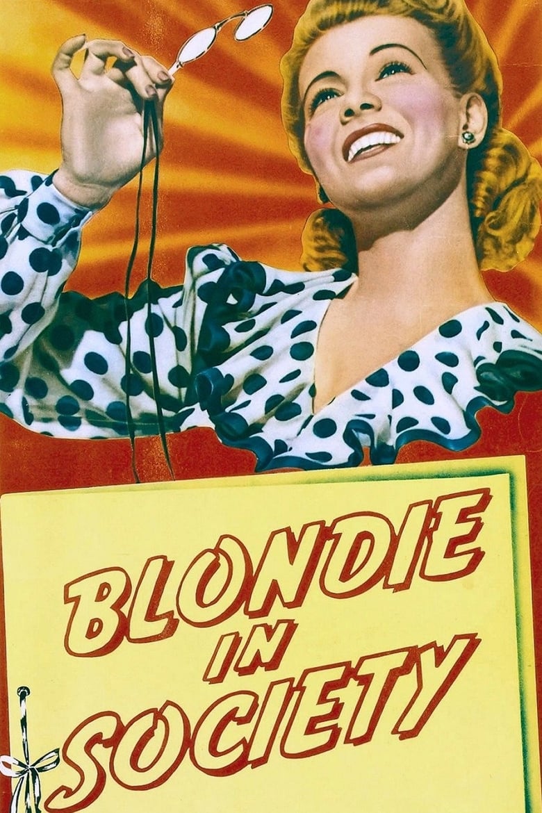 Poster of Blondie in Society