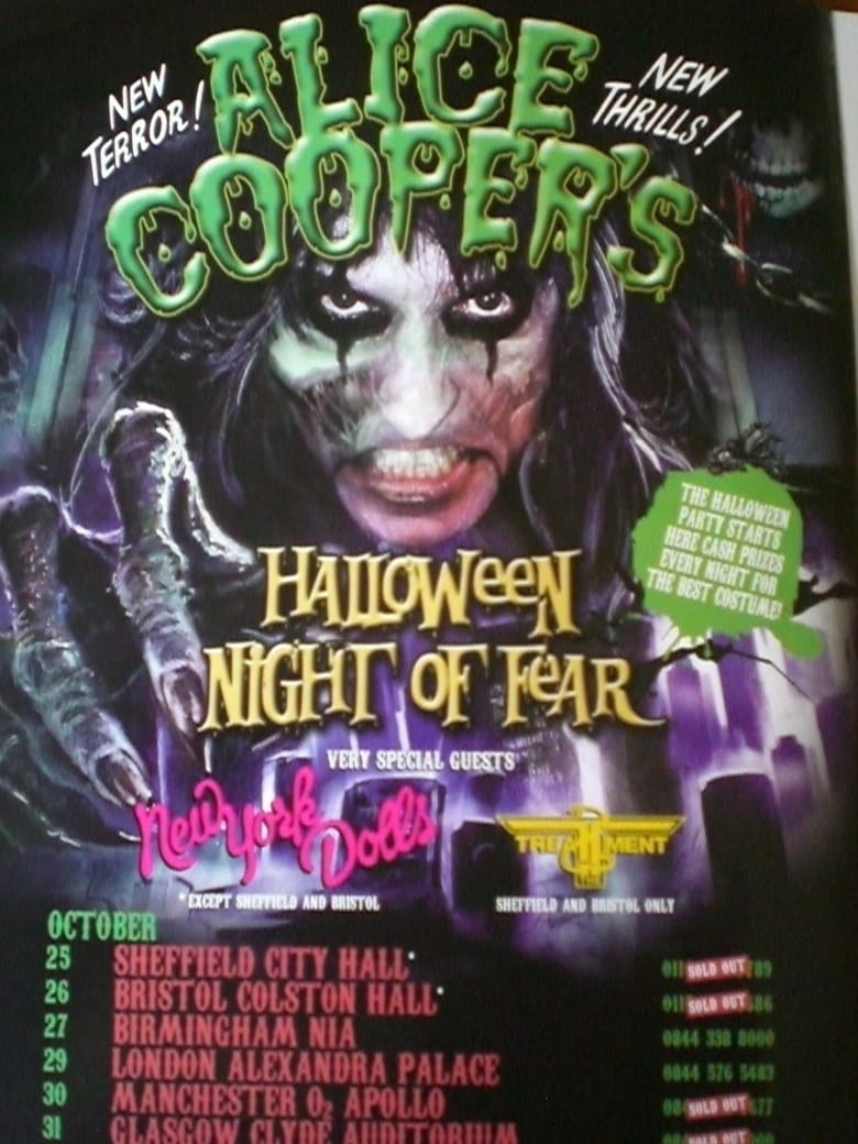 Poster of Alice Cooper: Halloween Night of Fear