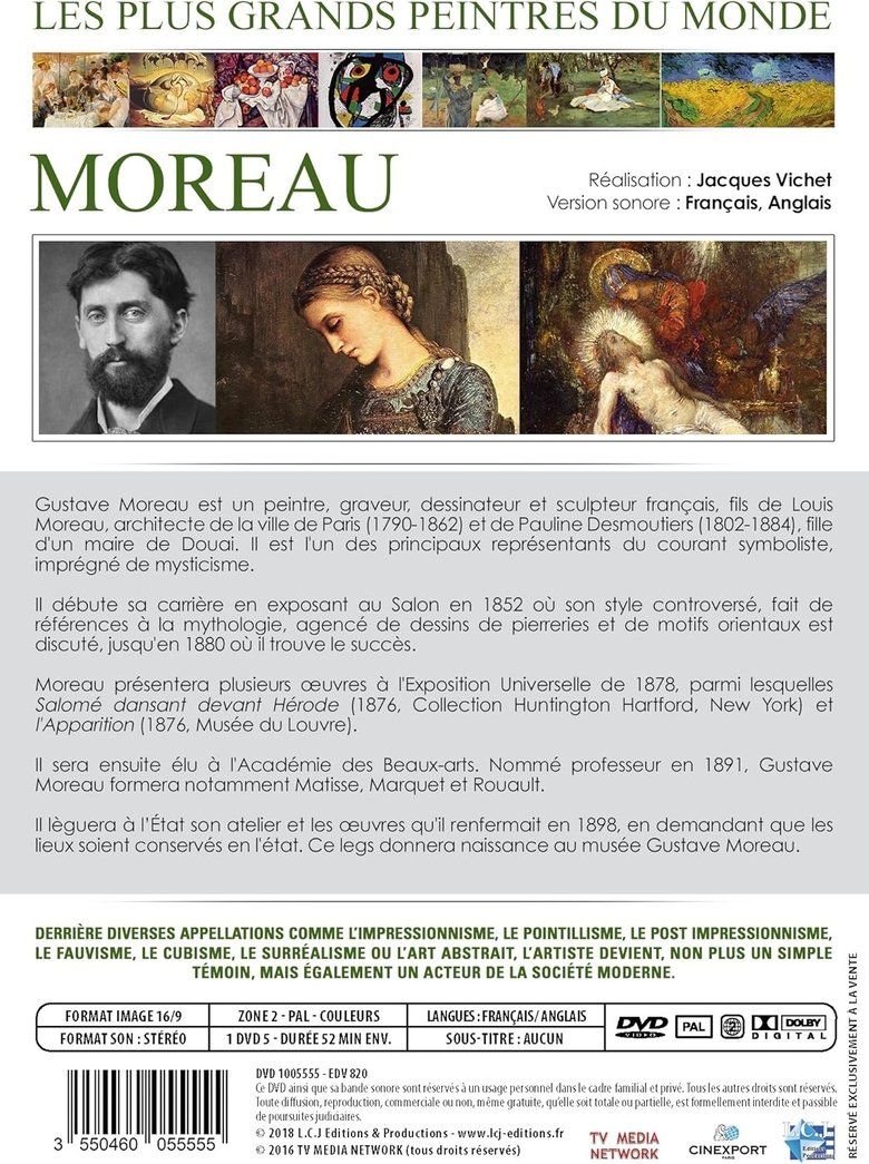 Poster of The Greatest Painters of the World : Gustave Moreau