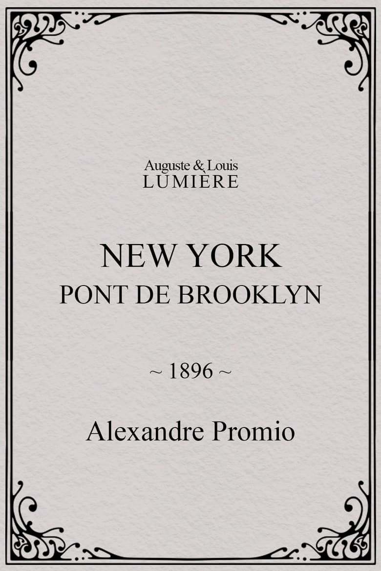 Poster of New York, Brooklyn Bridge